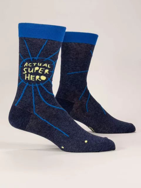 Actual Super Hero - Men’s Crew Socks