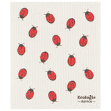 Swedish Dish Cloth Flyaway Ladybugs