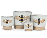 Single Emboss Bee Planter