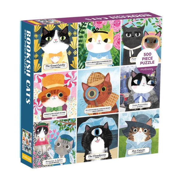 Bookish Cats Puzzle 500pcs