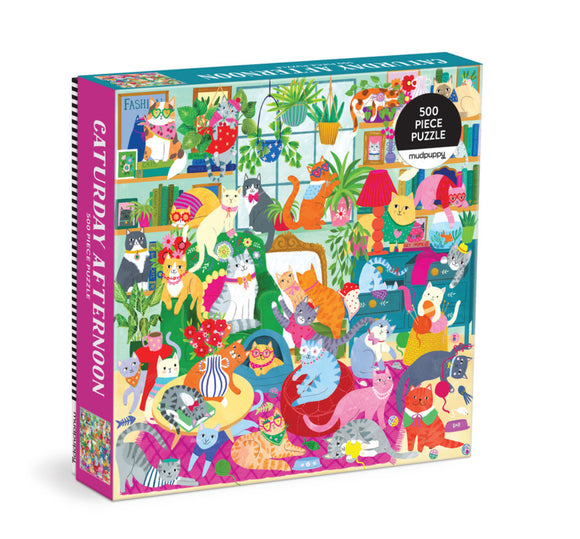 Caturday Afternoon 500 Piece Puzzle