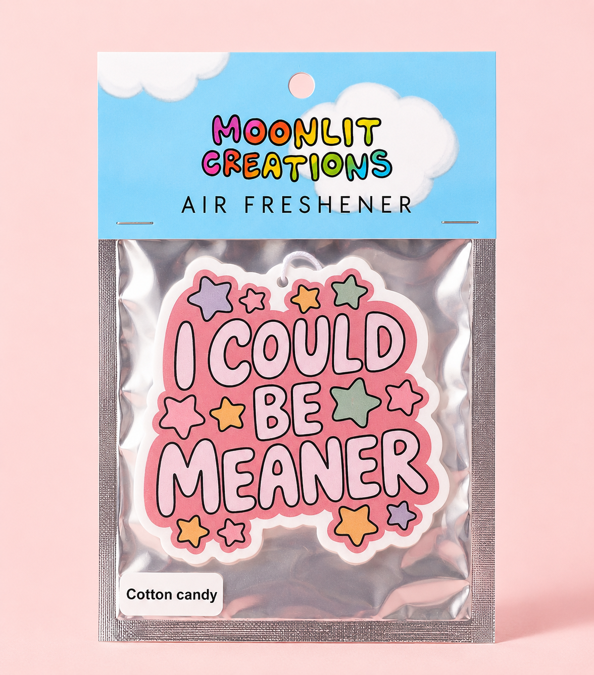 I Could Be Meaner Air Freshener - Cotton Candy Scent