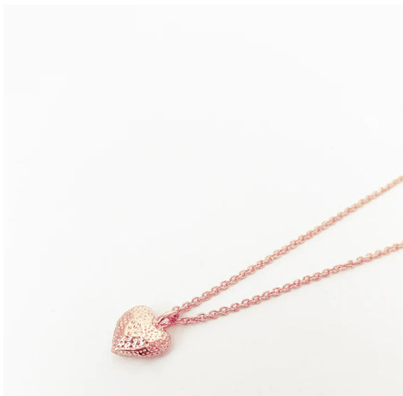 Rose Gold Heart On Delicate Chain- 1516-RGD