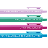 ADHD, ADD, Neurodivergent Pen Set