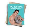 Dad You Rock - Fathers Day Card
