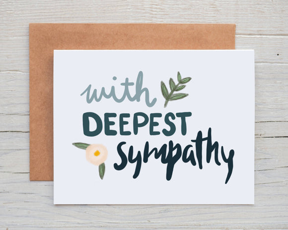 With Deepest Sympathy Card