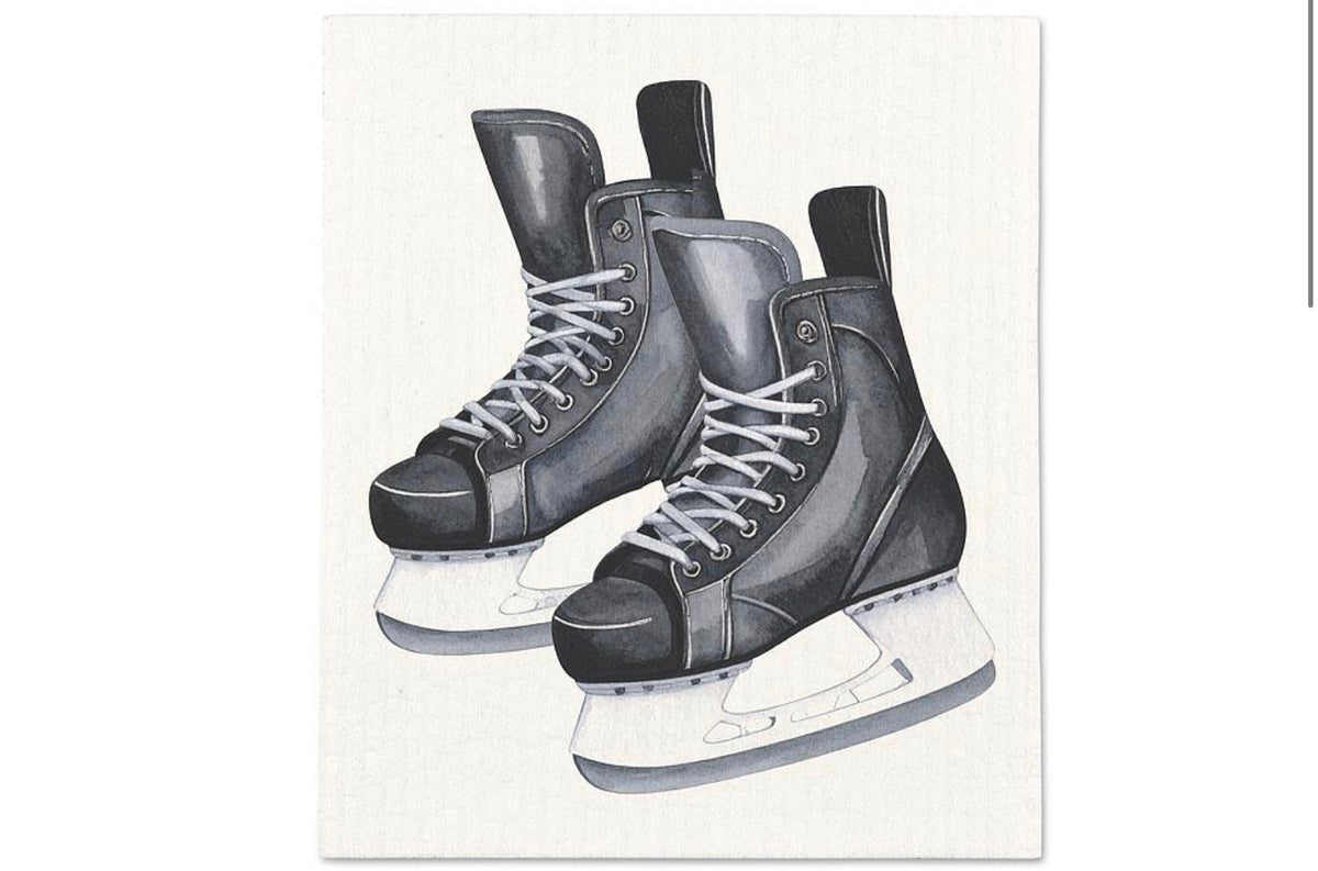 Hockey Skates Dishcloth