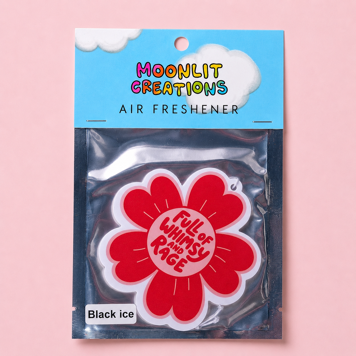 Funny Flower Air Freshener - Full of Whimsy and Rage