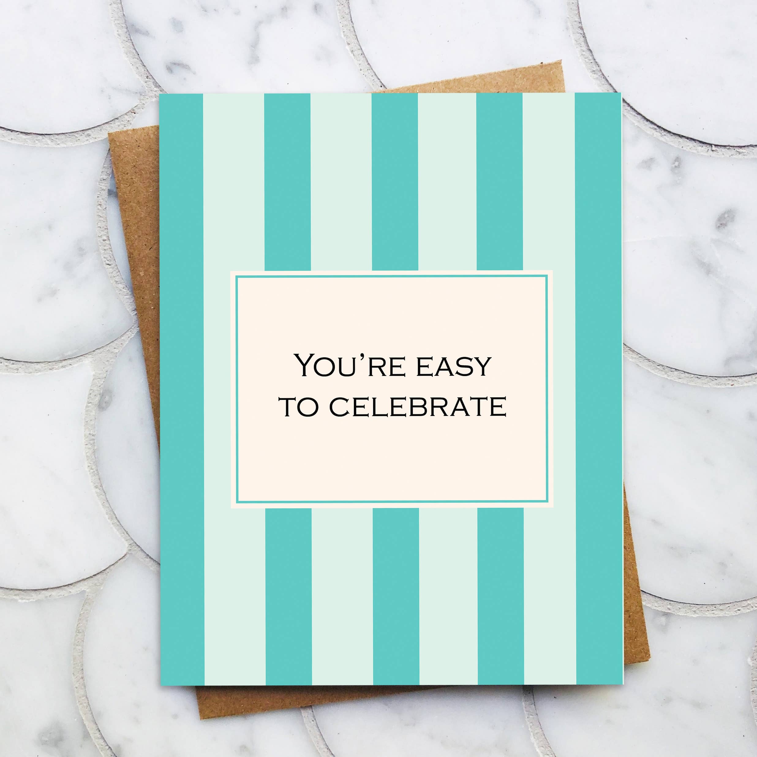 Easy to Celebrate Birthday Card - Congratulations Party Gift