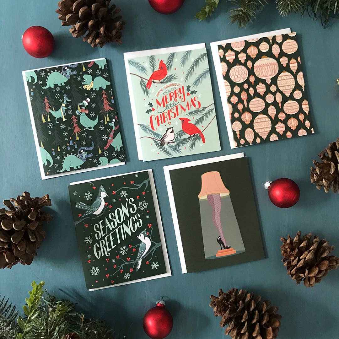 Blue Jay Season's Greetings Holiday Card