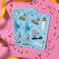Nova Scotia Landmarks Sticker Sheet