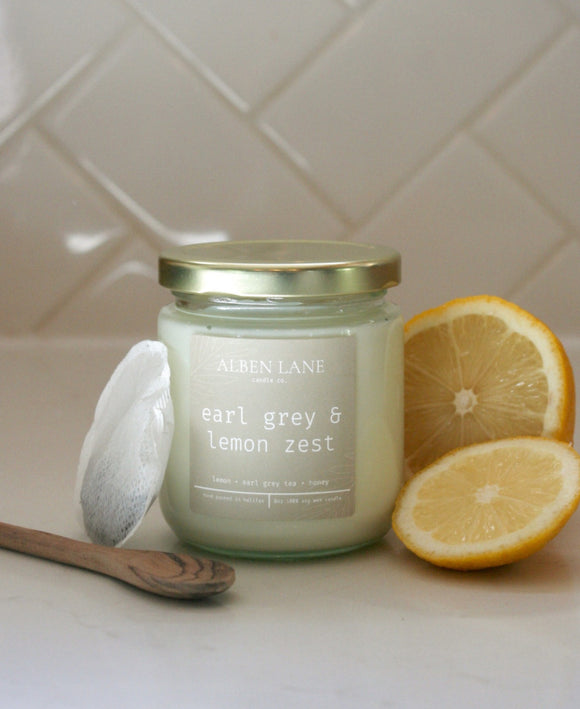 Earl Grey & Lemon Zest Alben Lane Candle