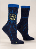Actual Superhero - Womens Crew Socks