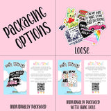 Bookish bitch vinyl sticker, book merch for book lovers: Loose