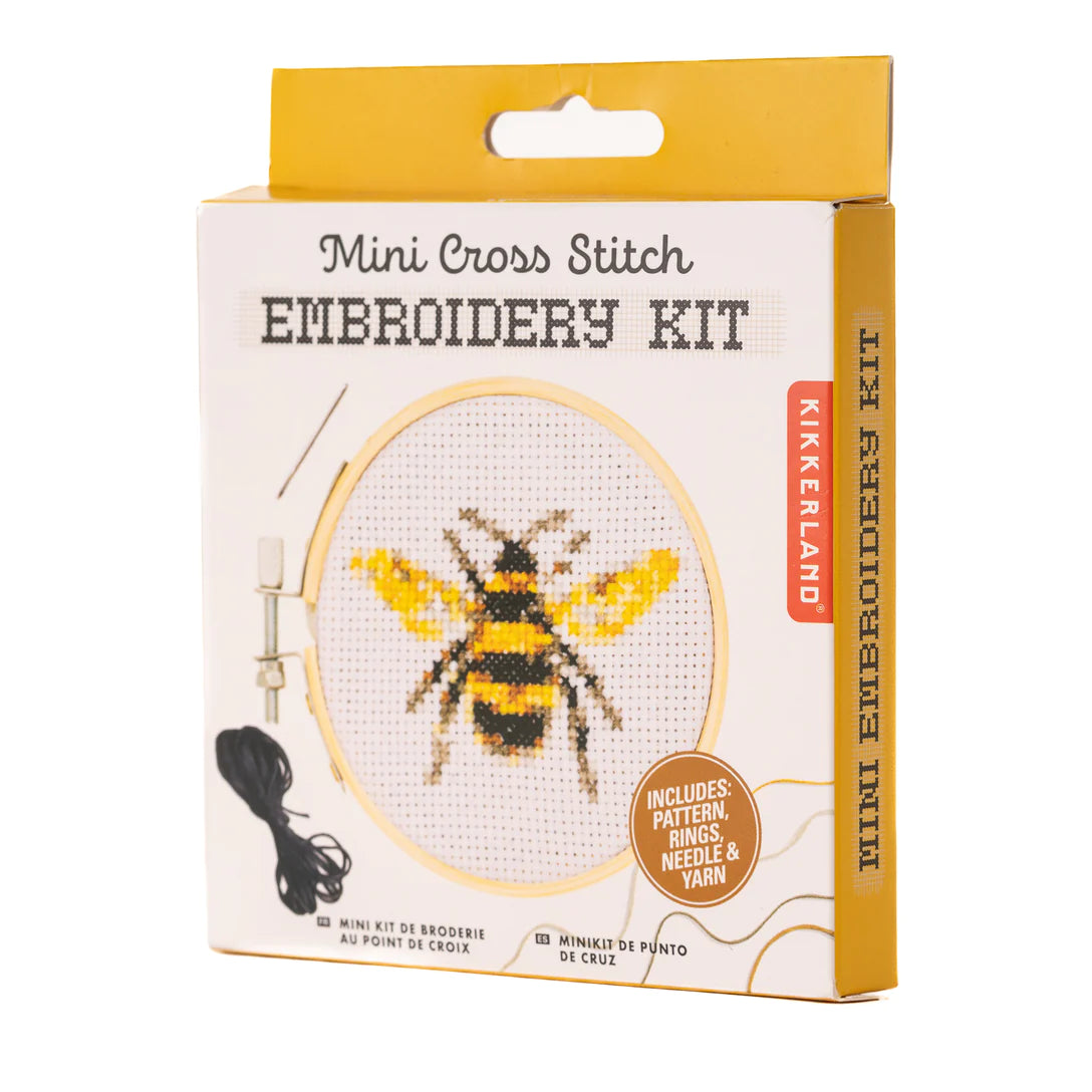 Mini Cross Stitch Kit - Bumblebee