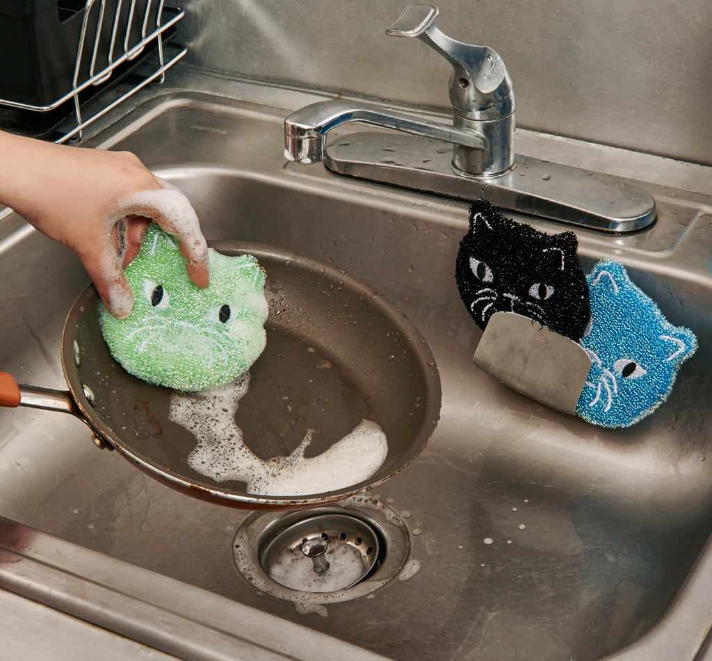 Kitty Scrub Sponge