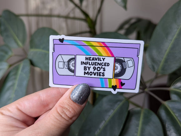 Heavily influenced by 90s movies sticker, nostalgia, y2k: Loose