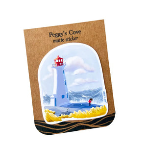 Peggy’s Cove Matte Sticker
