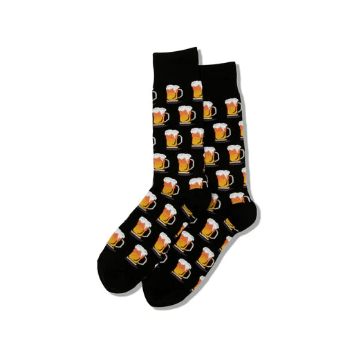 Beer Men’s Socks Black -HOTSOX
