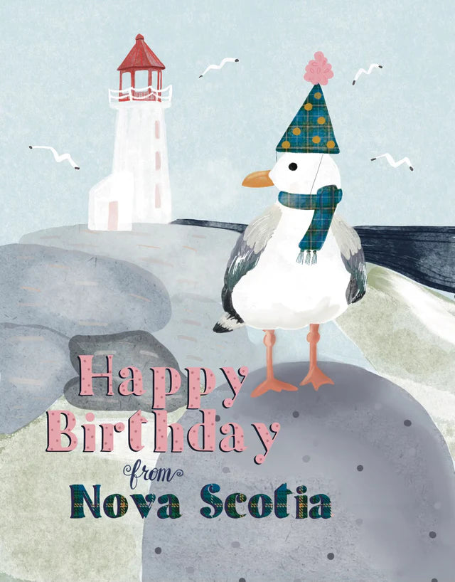 Happy Birthday From Nova Scotia Card