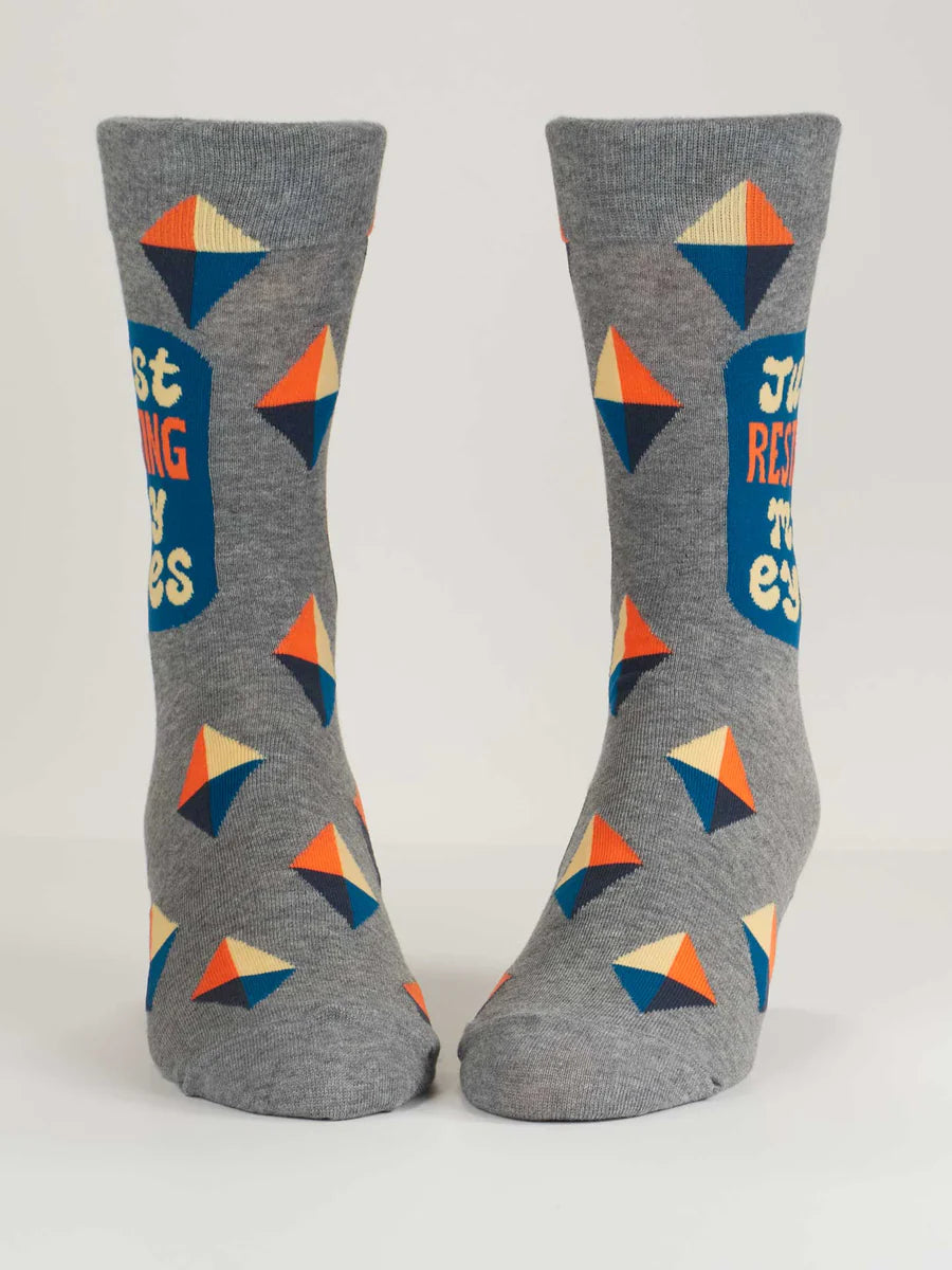 Just Resting My Eyes Men’s Crew Socks