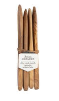 Olive Wood Spreaders Set Of 4