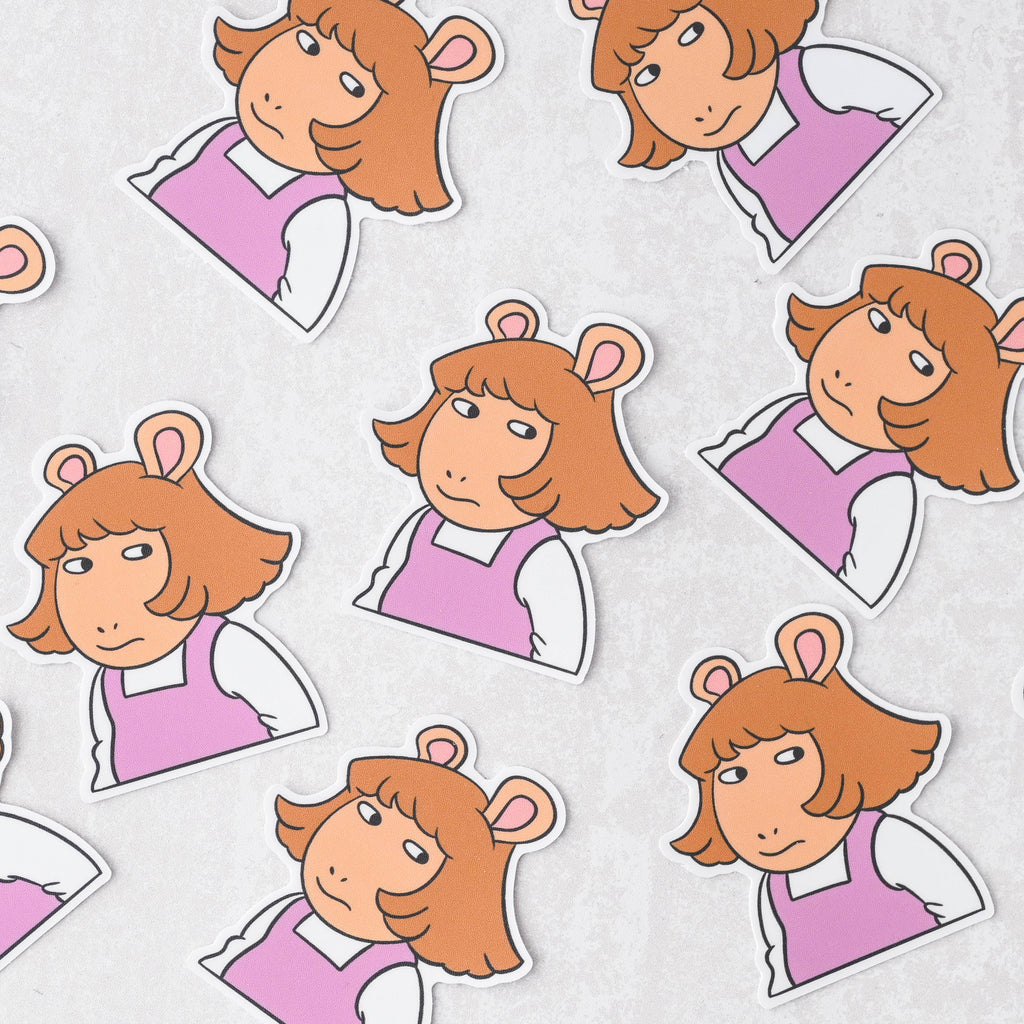 DW Side Eye Pop Culture Sticker