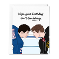 Hope Your Birthday Isn't Too Boring Heated Rivalry Hockey Card