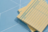 Library Card Post-It Sticky Notes - Yellow