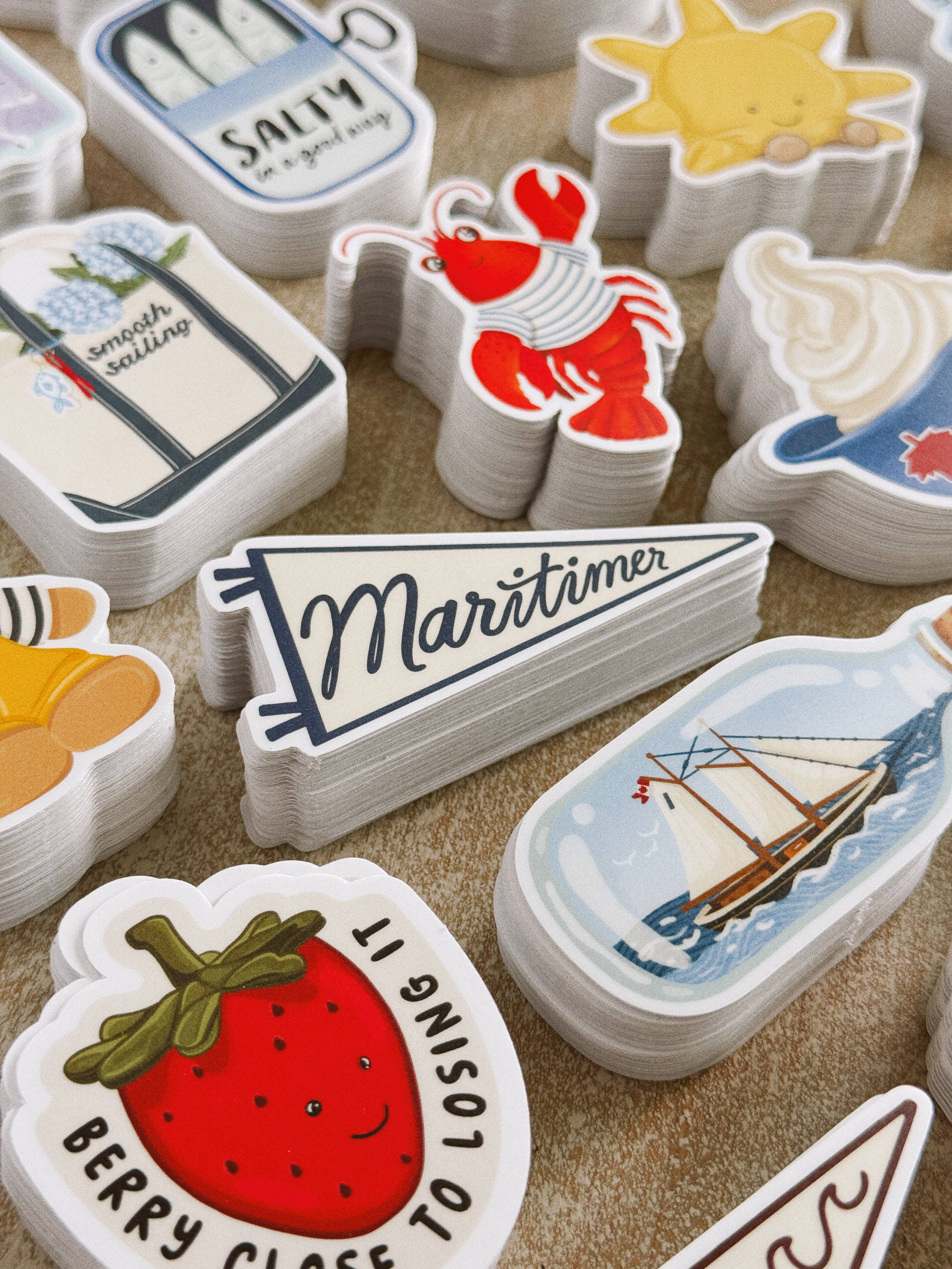 Maritimer - Nautical Pennant Vinyl Sticker