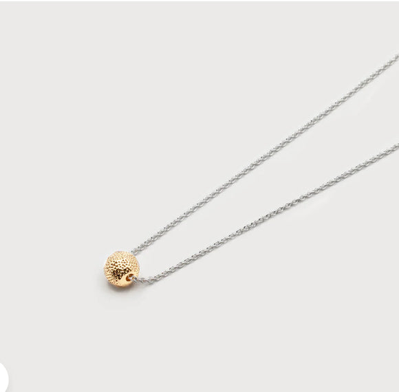 Gold Ball On Delicate Chain - 1609 MXG