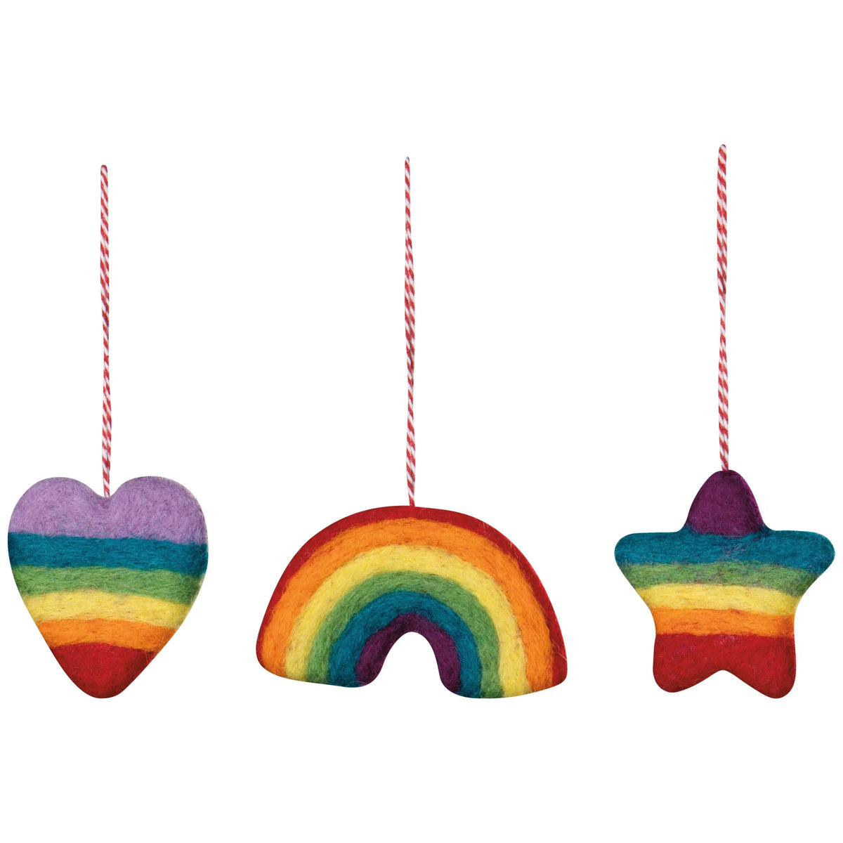 Ornament Rainbow Felt Love is love - Danica Jubilee