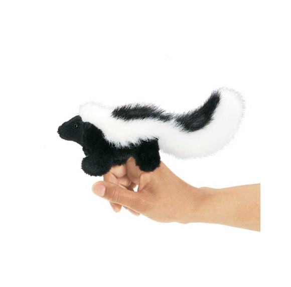 Mini Skunk Finger Puppet