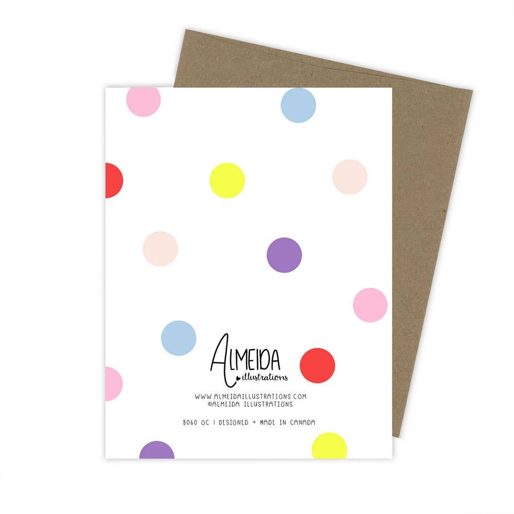 Birthday Dogs Greeting Card: White