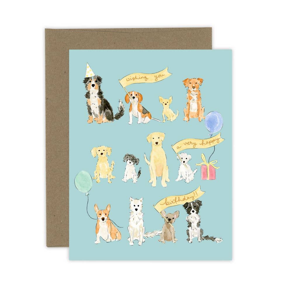 Happy Birthday Dog Lover Card