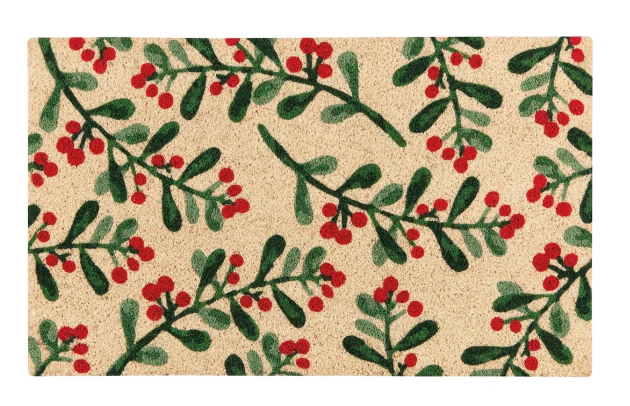 Winterberry Christmas Doormat