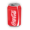 Crispy Red Coke Cola Can - Soda Pop Drink Vinyl Sticker