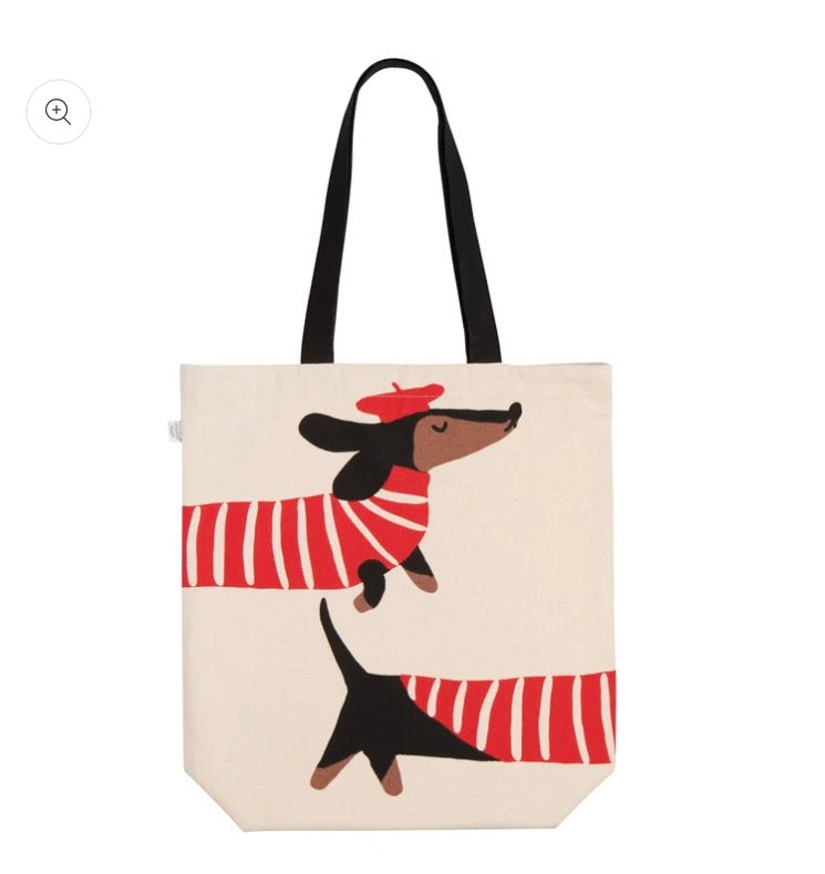 Dashing Dachshunds Tote Bag