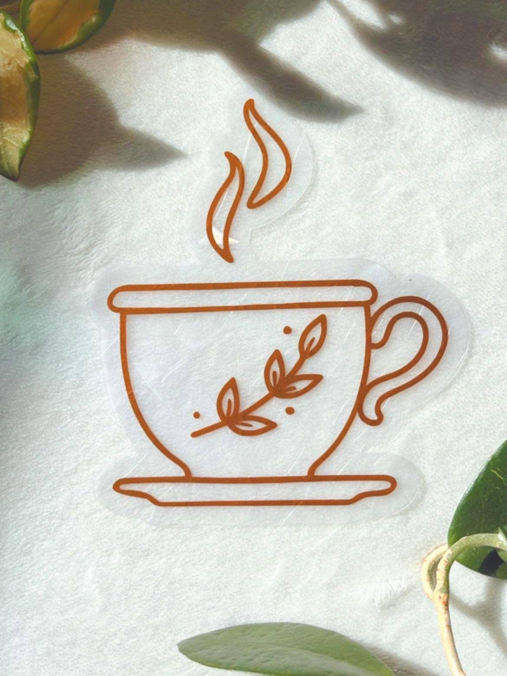 Tea Cup Suncatcher | Window Cling | Rainbow Maker Sticker