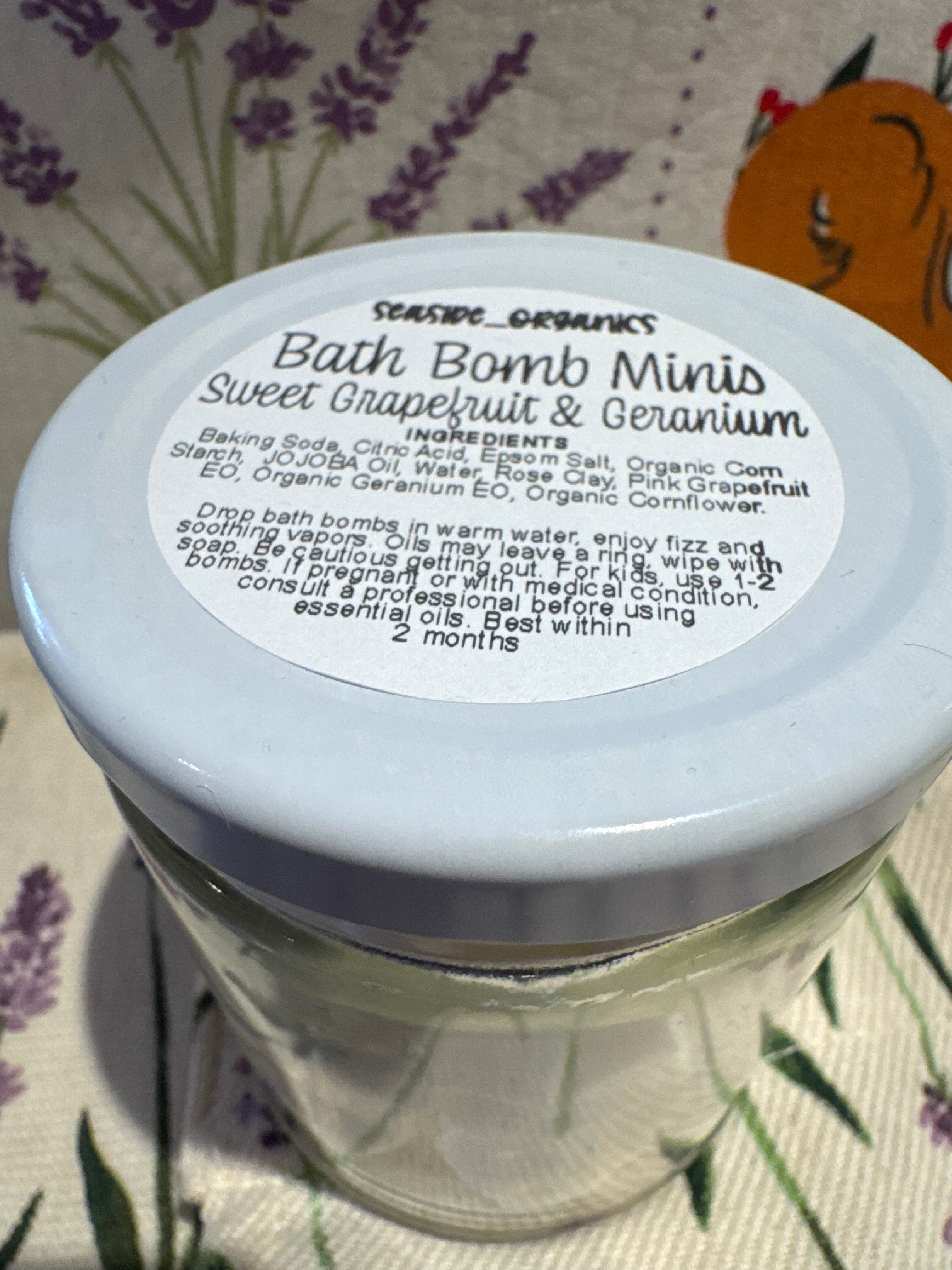 Bath Bomb Minis - Sweet Grapefruit & Geranium