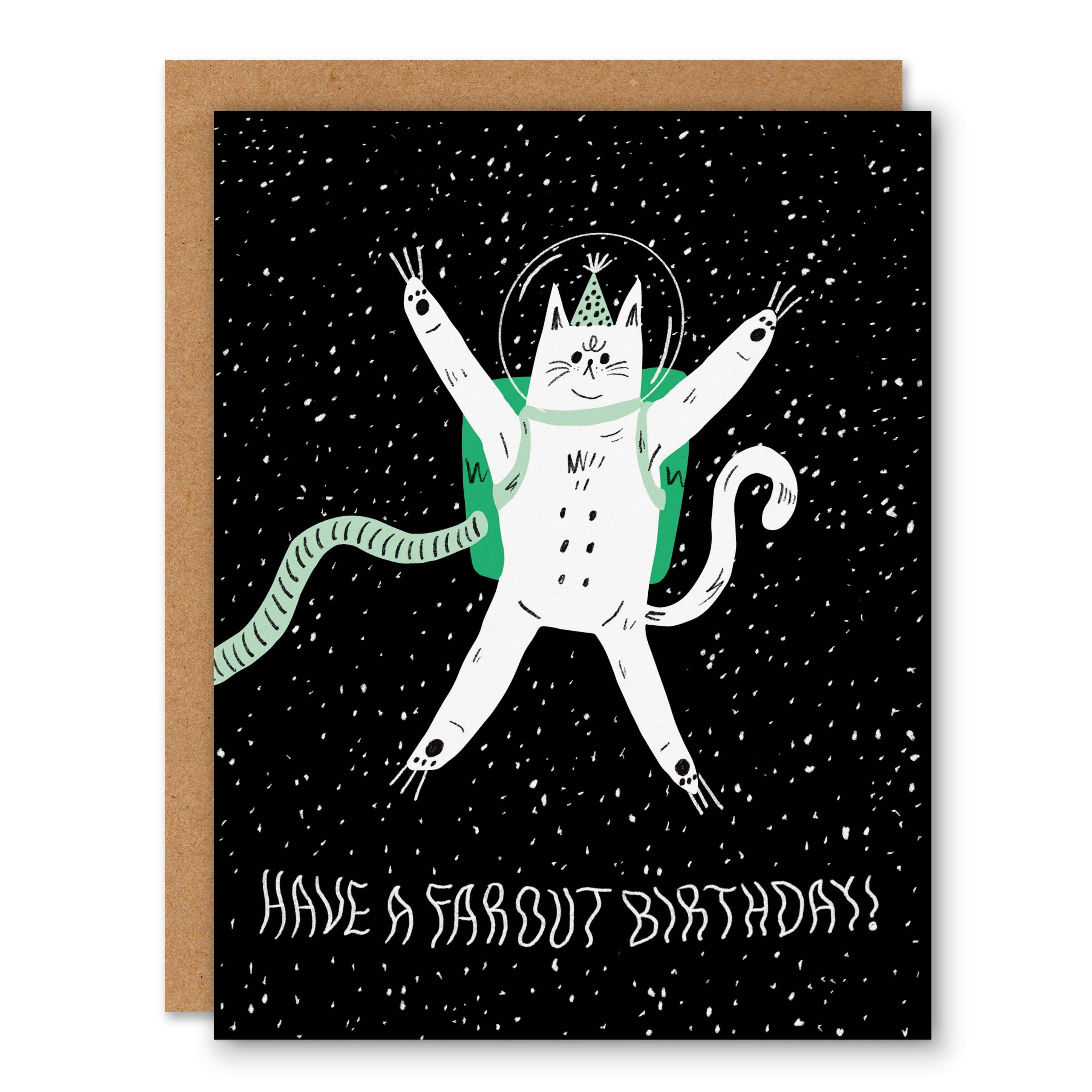 Far Out Birthday - Birthday Greeting Card