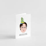Dwight Age is Just a Number Birthday Card