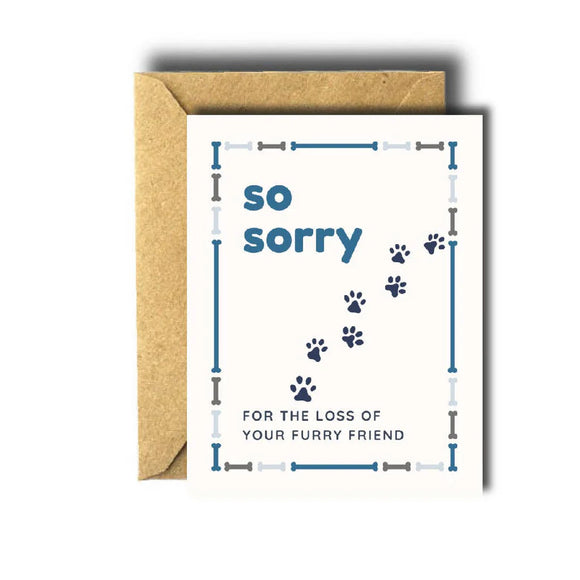 Loss Of Your Furry Friend - Card