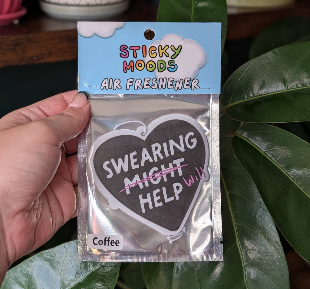 Swearing Will Help Funny Car Air Freshener