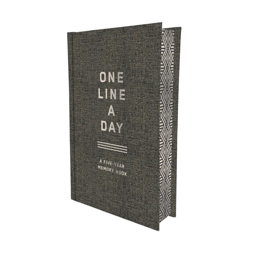 Charcoal One Line A Day 5-Year Memory Book