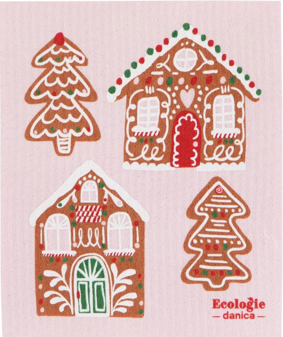 Gumdrop Lane Christmas Swedish Dishcloth