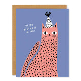 Spotted Cat - Birthday Card