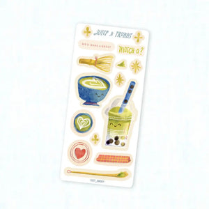 Matcha Sticker Sheet Julep And Trubbs