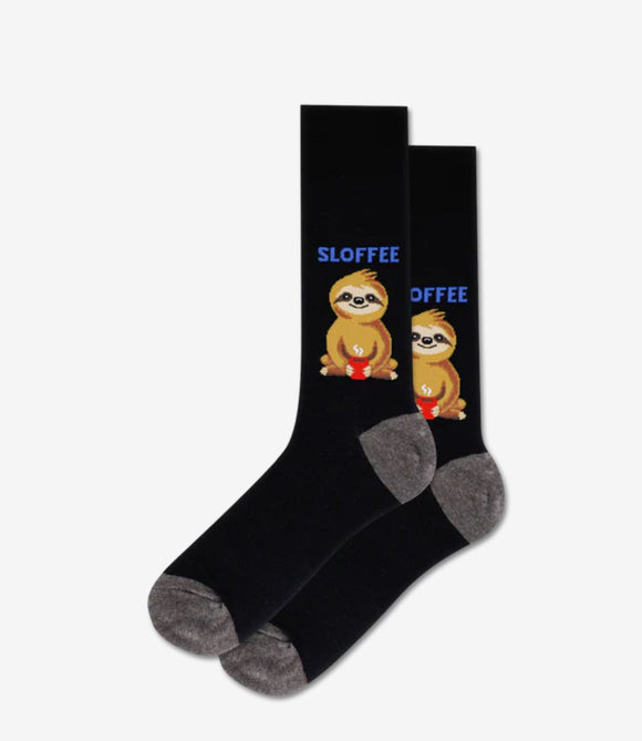 Sloffee Men’s Socks Black-HOTSOX