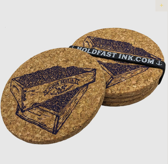 Nova Scotia Wild Blueberries Coasters